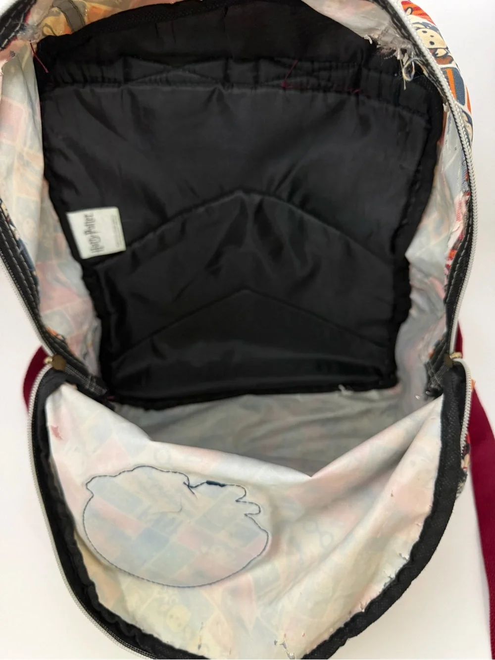 Kids Harry Potter Patterned Backpack - Red/Navy